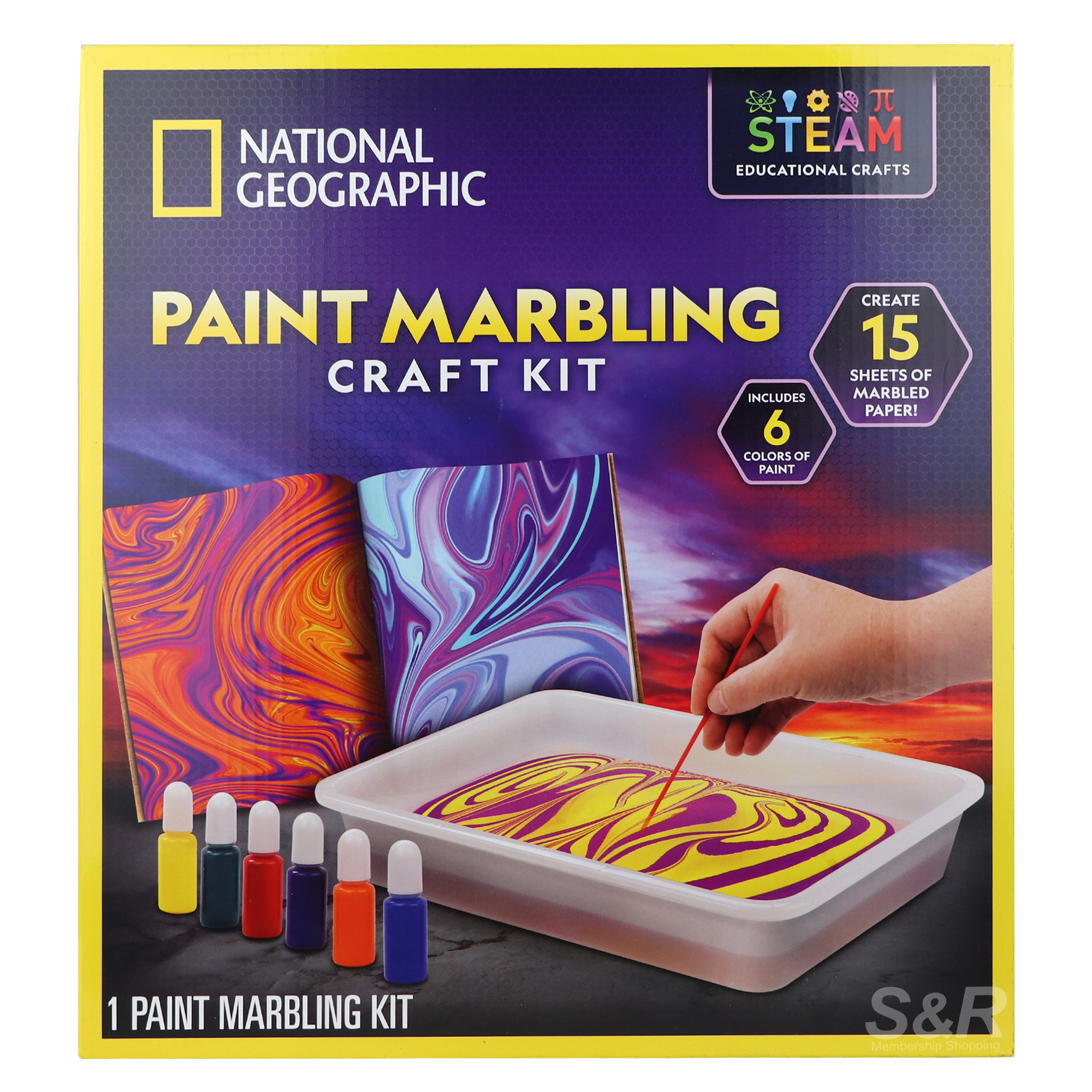 National Geographic Paint Marbling Craft Kit